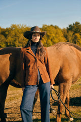 Veste en daim Gabriel