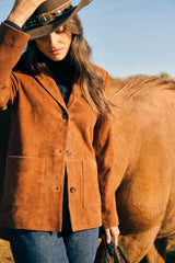 Veste en daim Gabriel