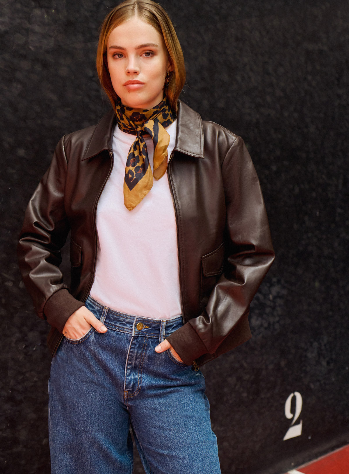 Maxi foulard soie Anda