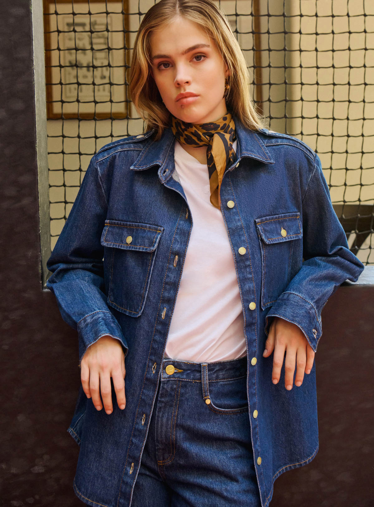 Maxi foulard soie Anda