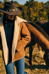 Peau lainée réversible Opale