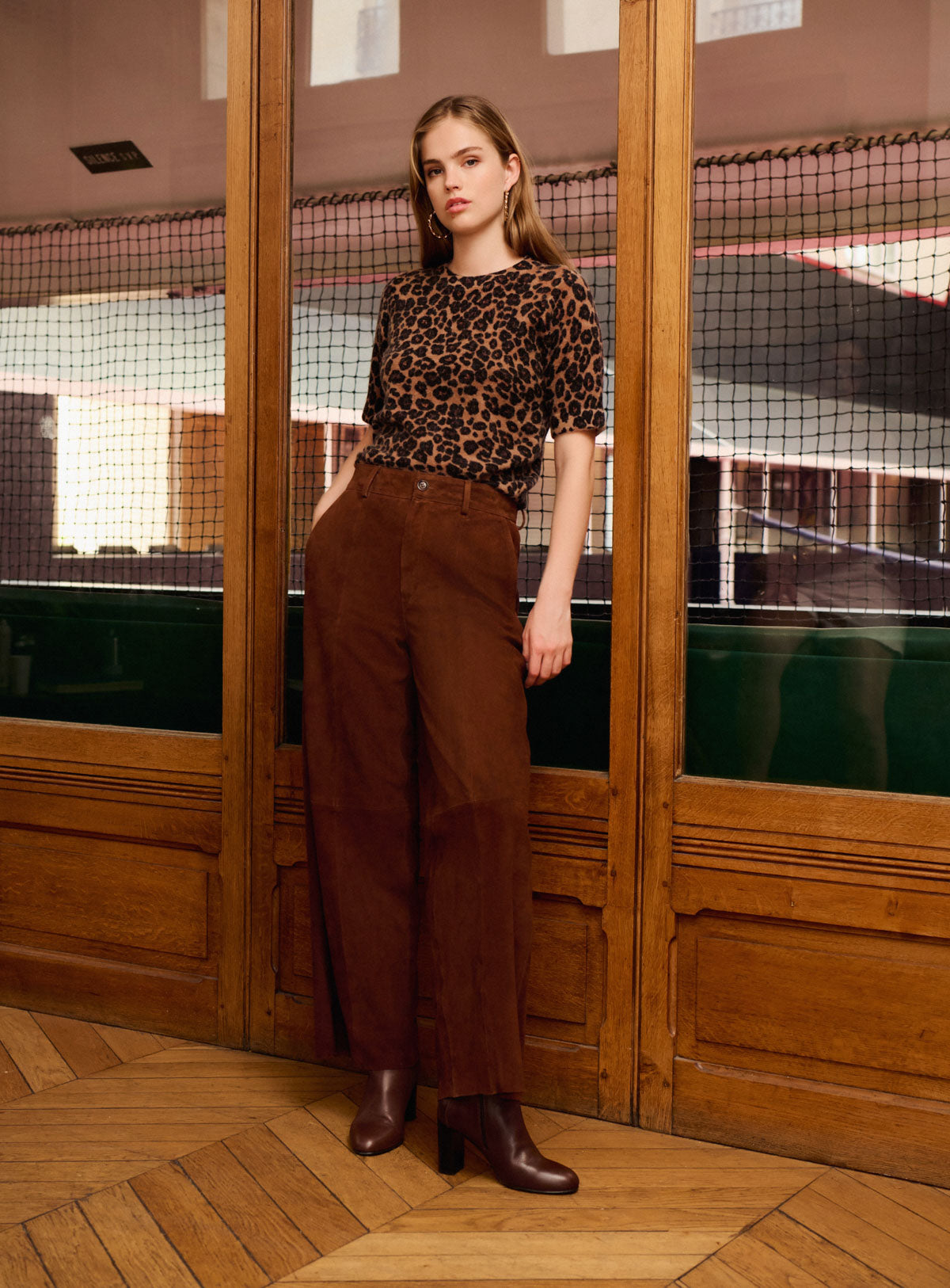 Pantalon en daim Lucas