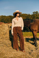 Pantalon en daim Lucas