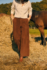 Pantalon en daim Lucas