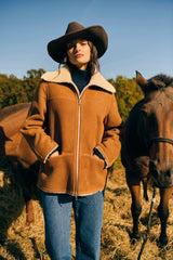 Peau lainée réversible Opale