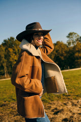 Peau lainée réversible Opale