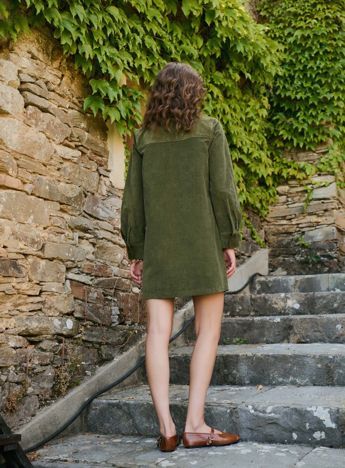 Robe en velours Lise