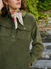 Robe en velours Lise