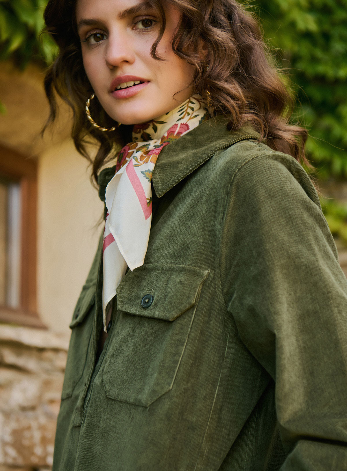 Robe en velours Lise