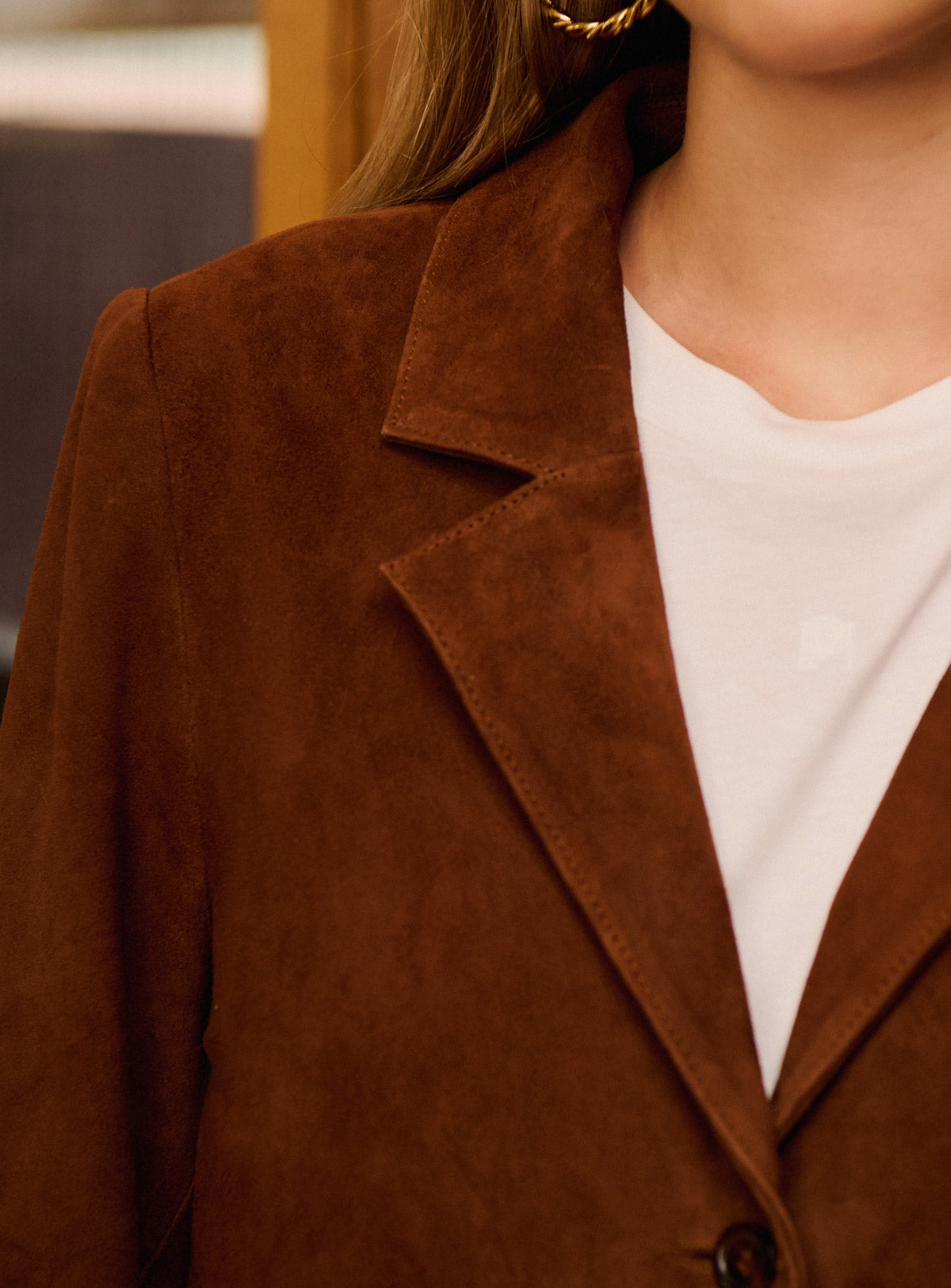 Veste en daim Gabriel