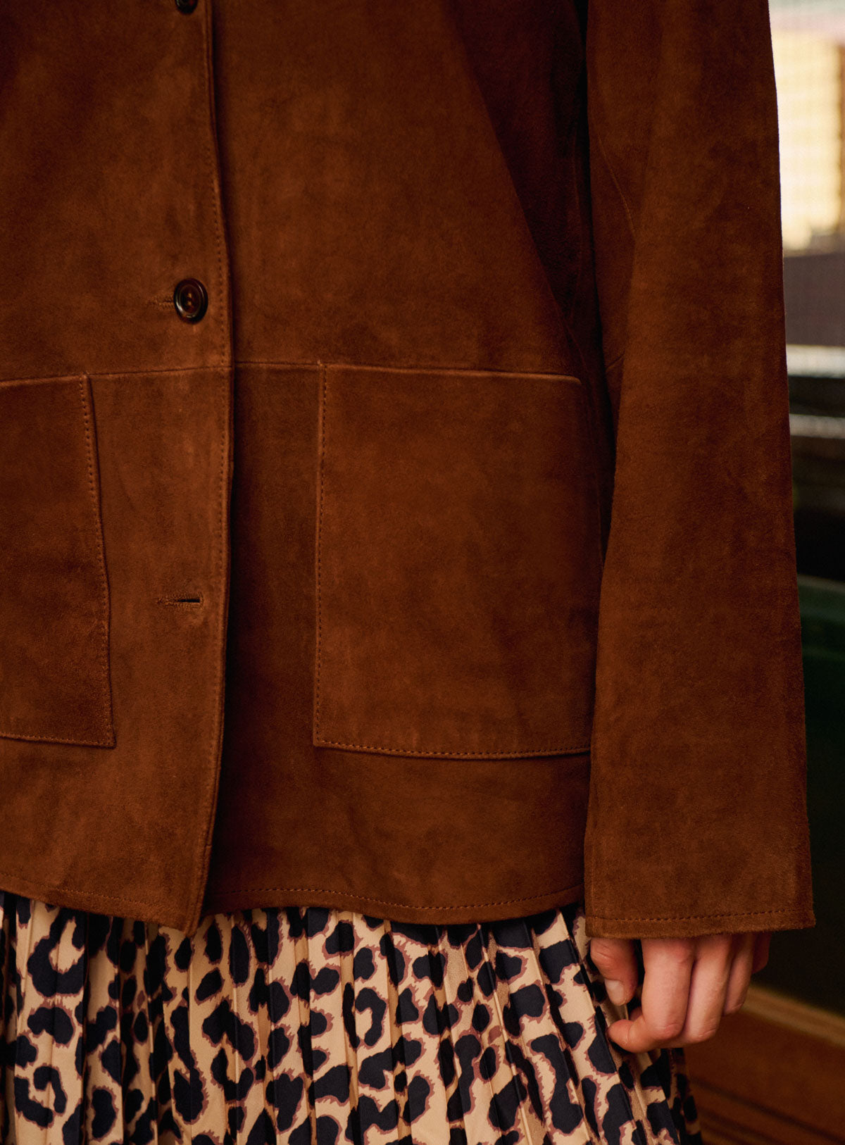 Veste en daim Gabriel